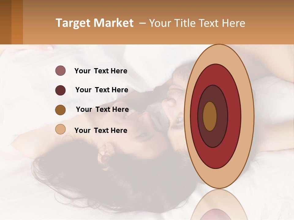 A Man And A Woman Laying In Bed Together PowerPoint Template