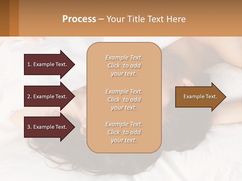 A Man And A Woman Laying In Bed Together PowerPoint Template