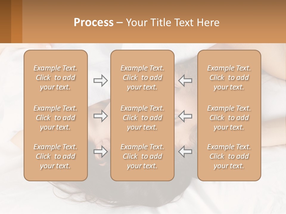 A Man And A Woman Laying In Bed Together PowerPoint Template