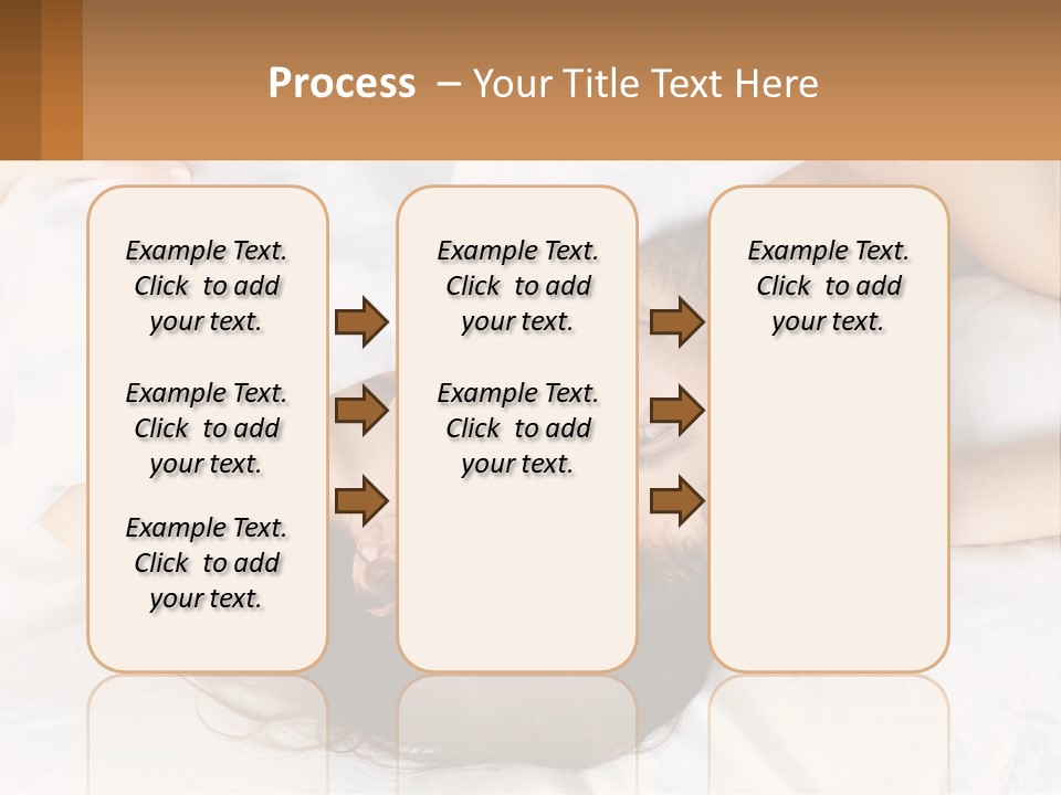 A Man And A Woman Laying In Bed Together PowerPoint Template