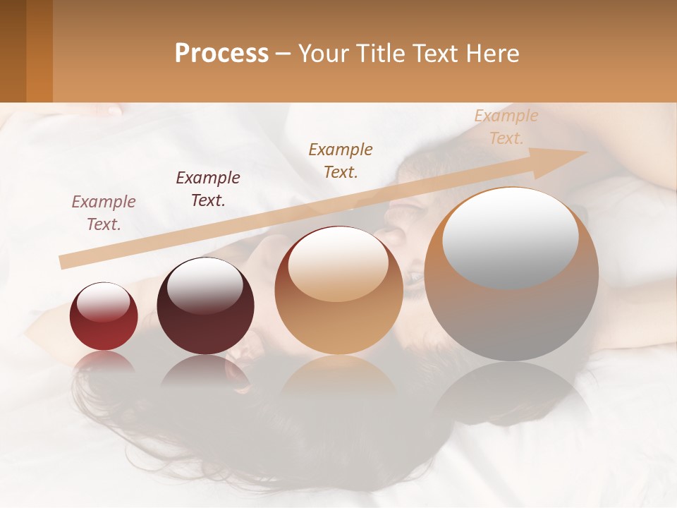 A Man And A Woman Laying In Bed Together PowerPoint Template