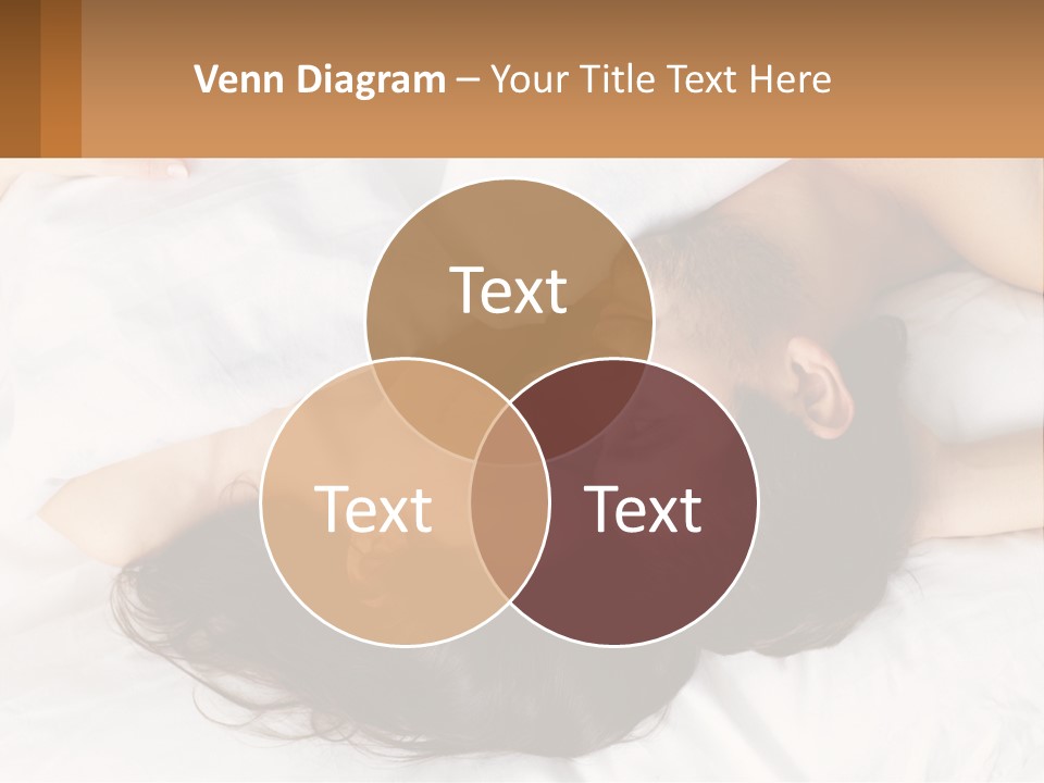 A Man And A Woman Laying In Bed Together PowerPoint Template