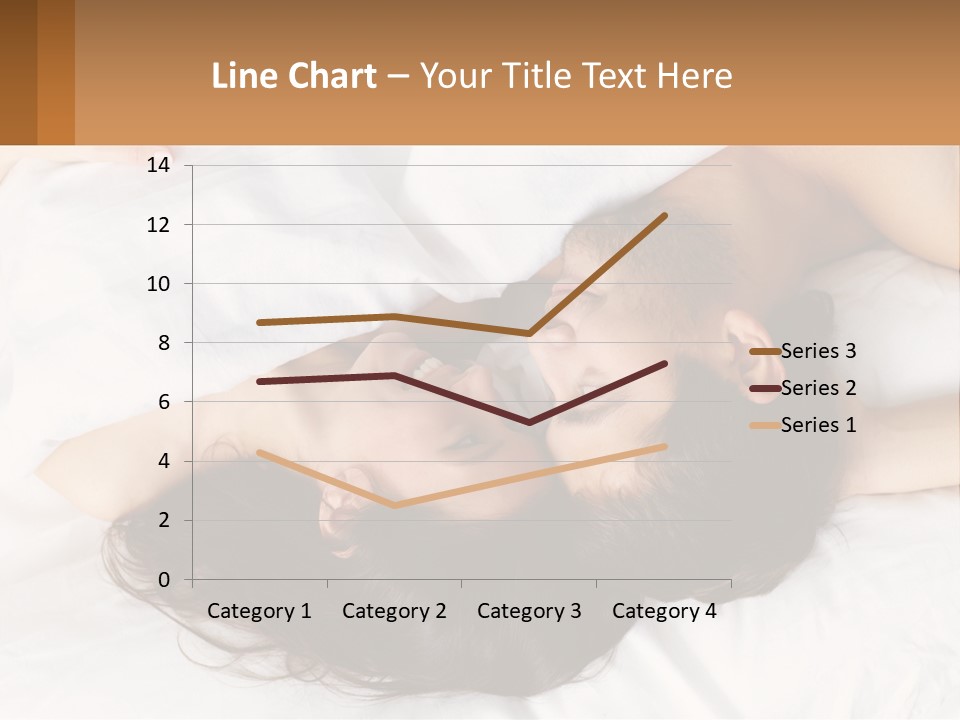 A Man And A Woman Laying In Bed Together PowerPoint Template