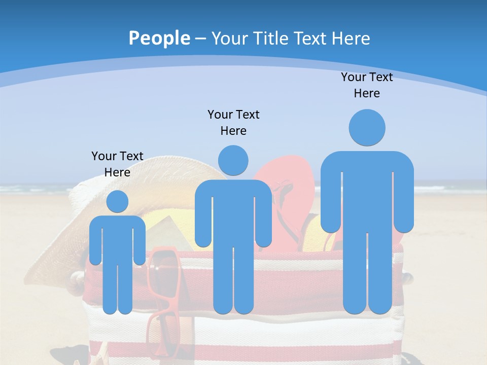 A Red And White Boat On The Beach With A Blue Sky In The Background PowerPoint Template