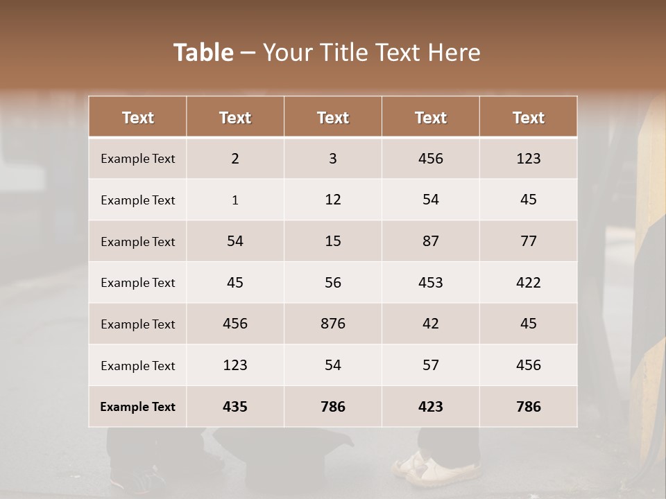 Two Young Boys Standing Next To Each Other Near A Train PowerPoint Template
