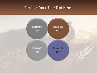 A Person Taking A Picture Of A Mountain With A Camera PowerPoint Template