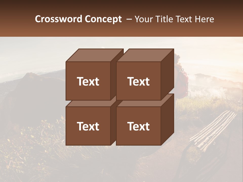 A Person Taking A Picture Of A Mountain With A Camera PowerPoint Template