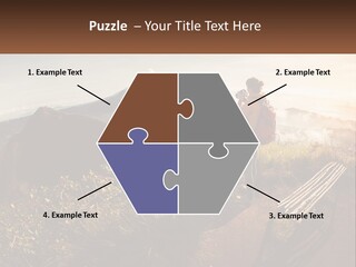 A Person Taking A Picture Of A Mountain With A Camera PowerPoint Template