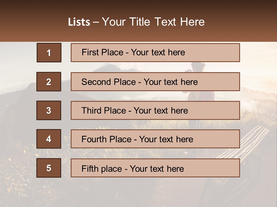 A Person Taking A Picture Of A Mountain With A Camera PowerPoint Template