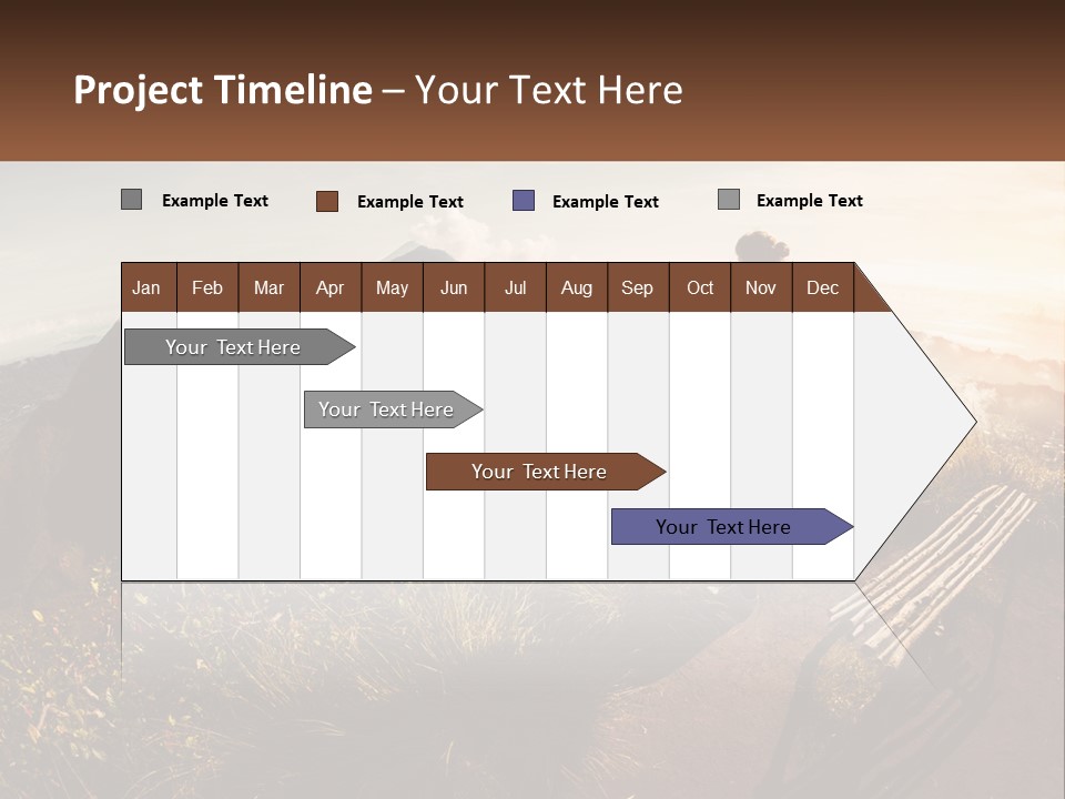 A Person Taking A Picture Of A Mountain With A Camera PowerPoint Template