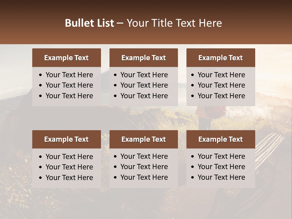 A Person Taking A Picture Of A Mountain With A Camera PowerPoint Template