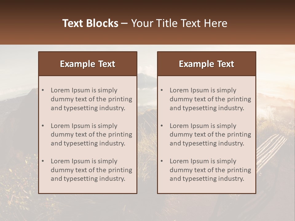 A Person Taking A Picture Of A Mountain With A Camera PowerPoint Template
