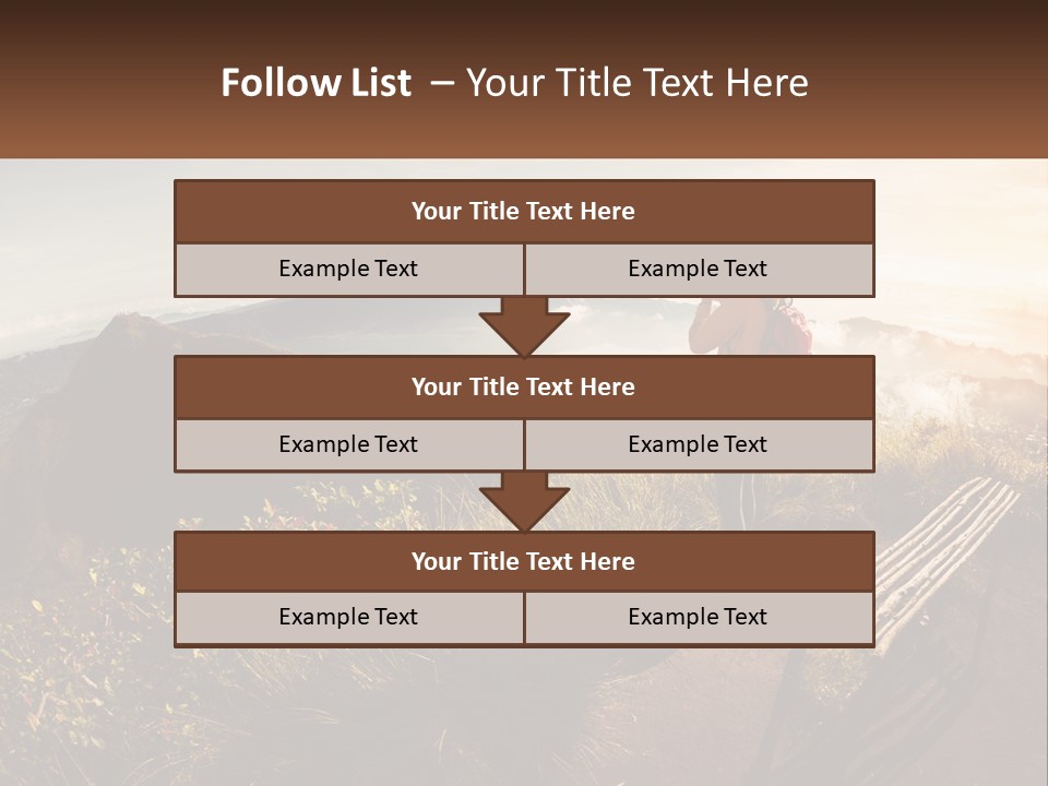 A Person Taking A Picture Of A Mountain With A Camera PowerPoint Template