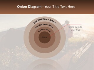 A Person Taking A Picture Of A Mountain With A Camera PowerPoint Template