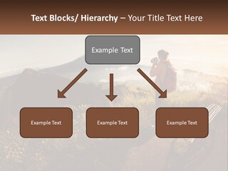 A Person Taking A Picture Of A Mountain With A Camera PowerPoint Template