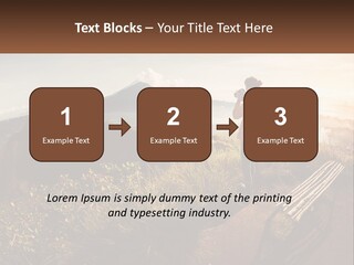 A Person Taking A Picture Of A Mountain With A Camera PowerPoint Template
