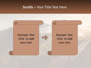 A Person Taking A Picture Of A Mountain With A Camera PowerPoint Template
