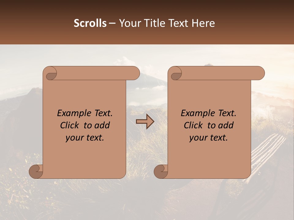 A Person Taking A Picture Of A Mountain With A Camera PowerPoint Template