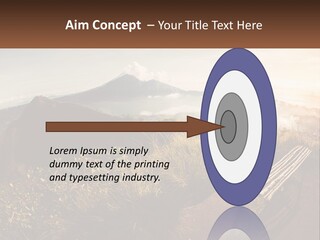 A Person Taking A Picture Of A Mountain With A Camera PowerPoint Template