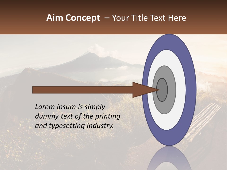 A Person Taking A Picture Of A Mountain With A Camera PowerPoint Template