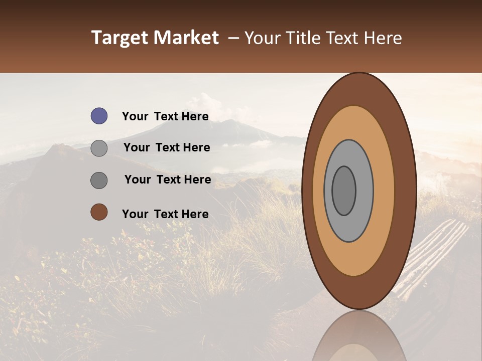 A Person Taking A Picture Of A Mountain With A Camera PowerPoint Template