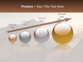A Person Taking A Picture Of A Mountain With A Camera PowerPoint Template