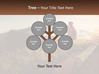 A Person Taking A Picture Of A Mountain With A Camera PowerPoint Template