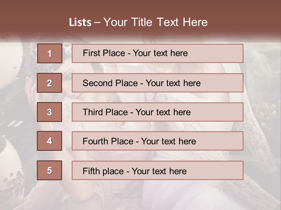 Two Beautiful Women Sitting Next To Each Other PowerPoint Template