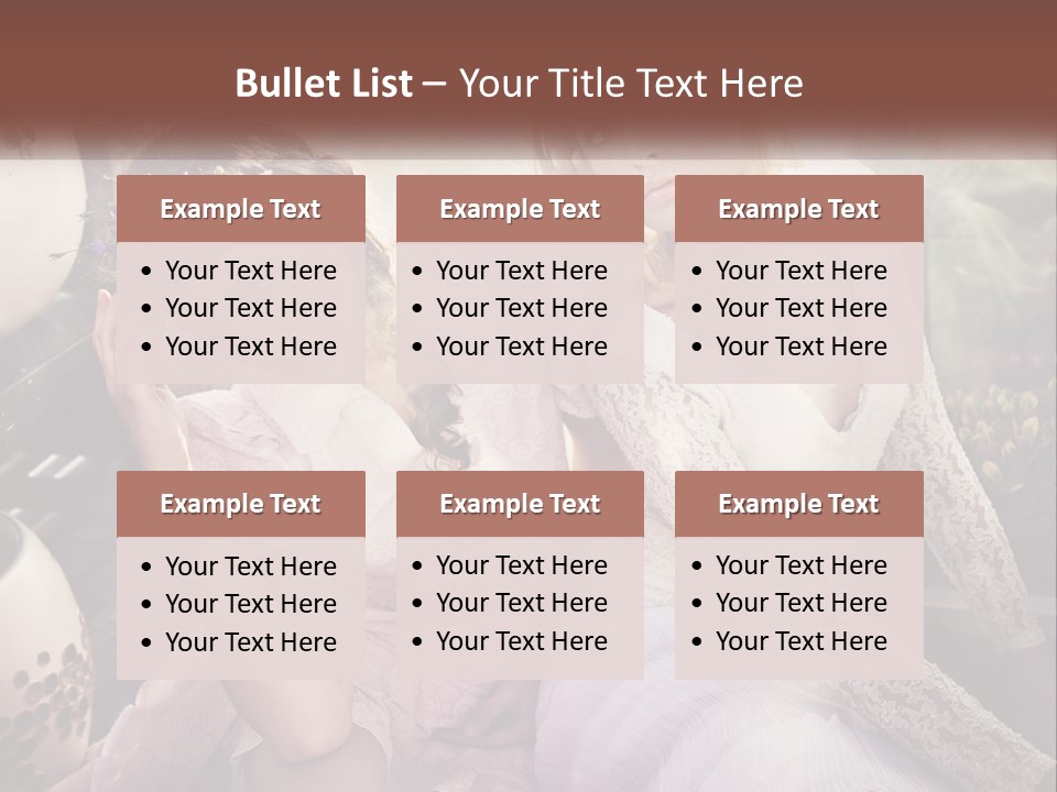 Two Beautiful Women Sitting Next To Each Other PowerPoint Template