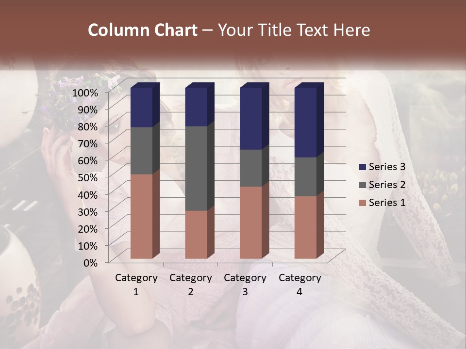 Two Beautiful Women Sitting Next To Each Other PowerPoint Template