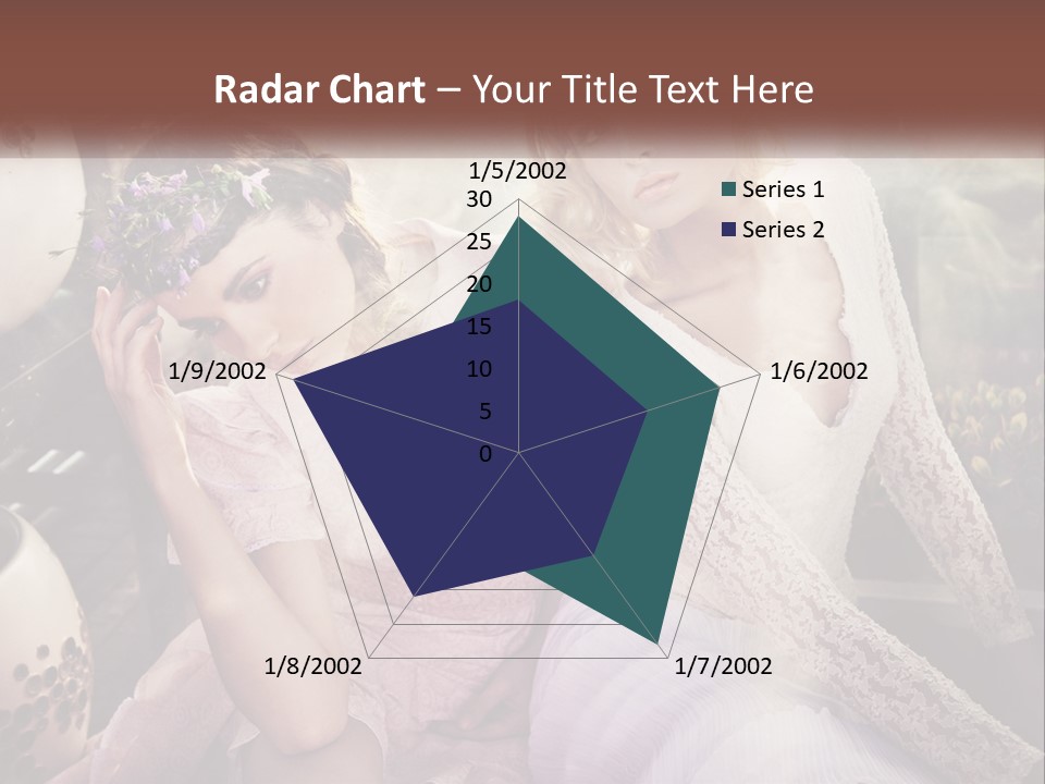 Two Beautiful Women Sitting Next To Each Other PowerPoint Template