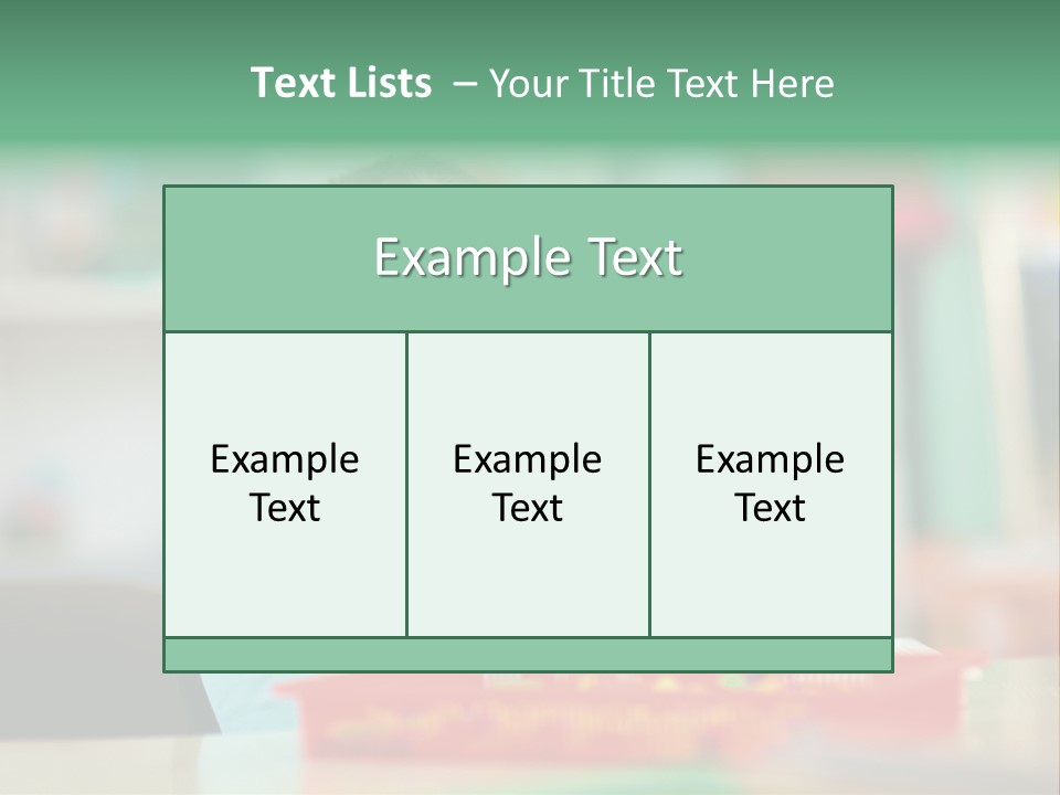 A Young Boy Is Sitting At A Table PowerPoint Template