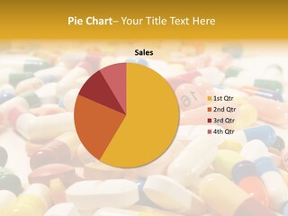 A Pile Of Pills Sitting On Top Of A Table PowerPoint Template