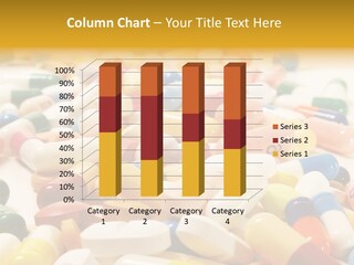 A Pile Of Pills Sitting On Top Of A Table PowerPoint Template