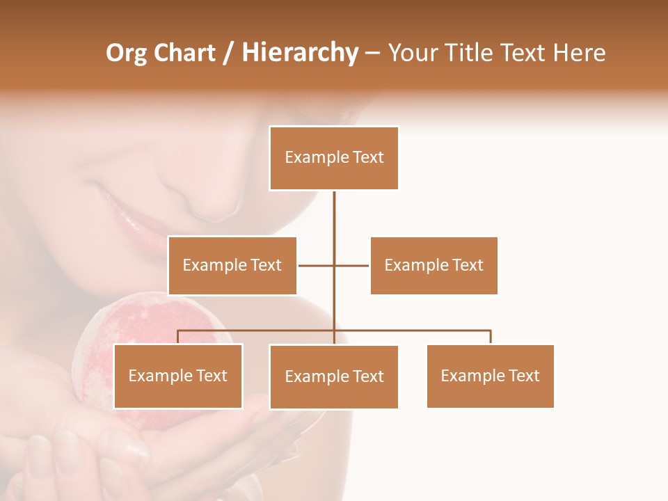 A Beautiful Woman Holding A Pink Object In Her Hands PowerPoint Template