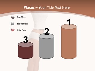 A Woman Standing On A Scale With Her Arms In The Air PowerPoint Template