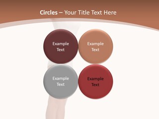 A Woman Standing On A Scale With Her Arms In The Air PowerPoint Template