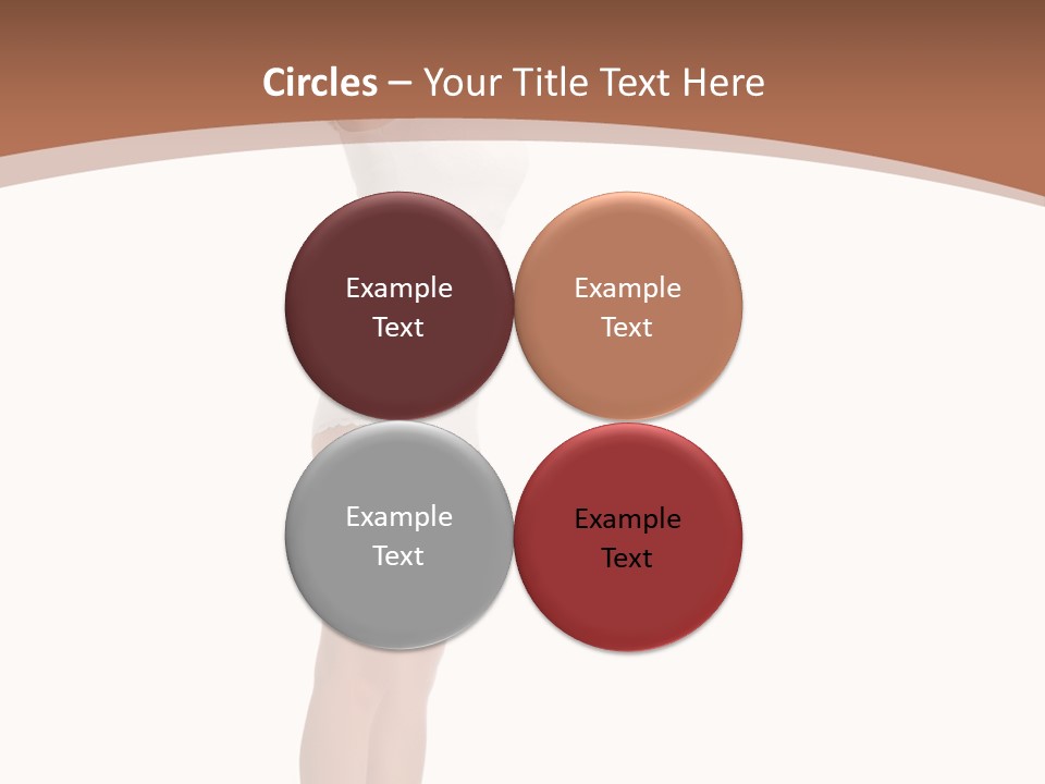 A Woman Standing On A Scale With Her Arms In The Air PowerPoint Template