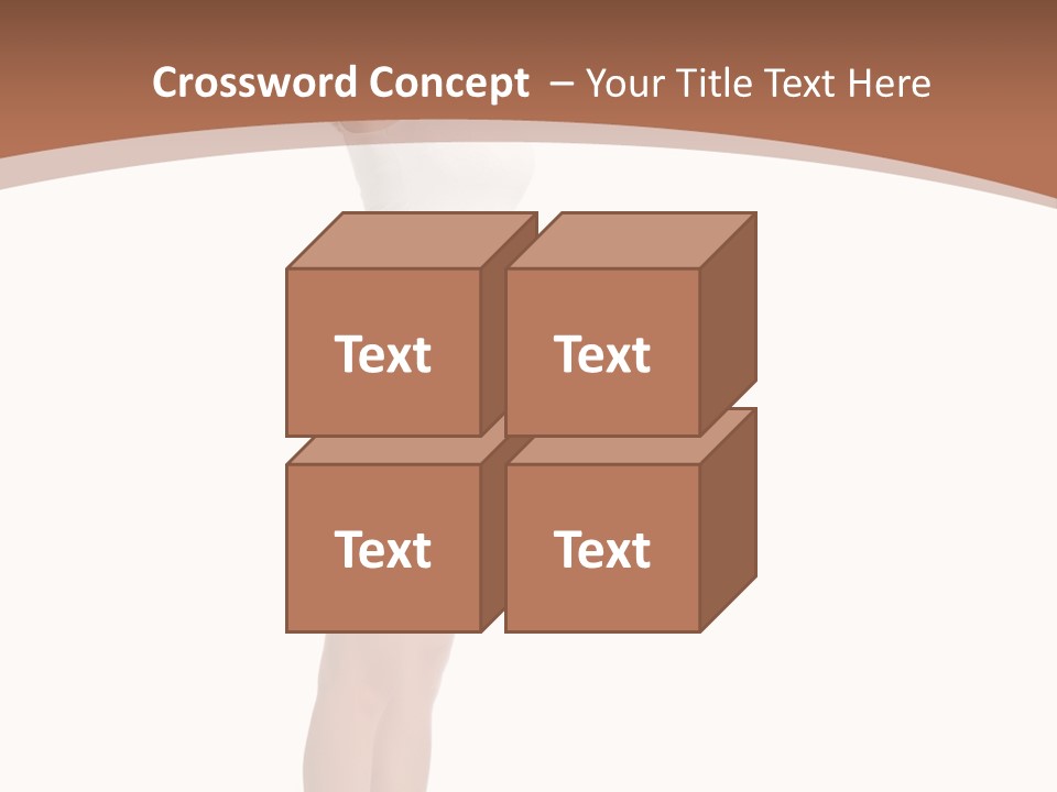 A Woman Standing On A Scale With Her Arms In The Air PowerPoint Template