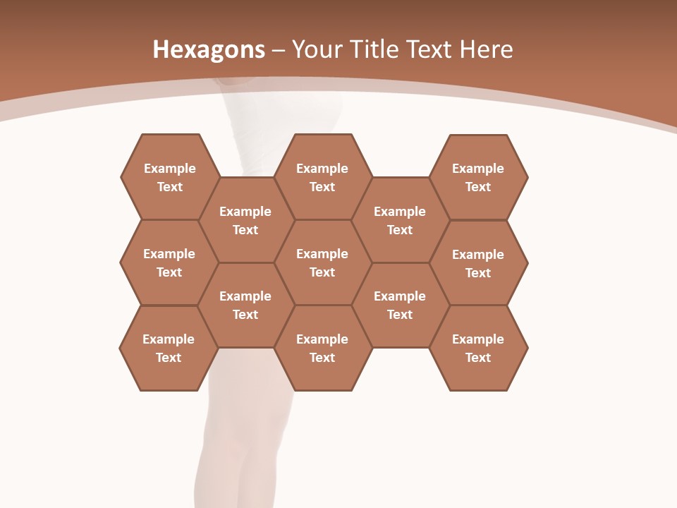 A Woman Standing On A Scale With Her Arms In The Air PowerPoint Template