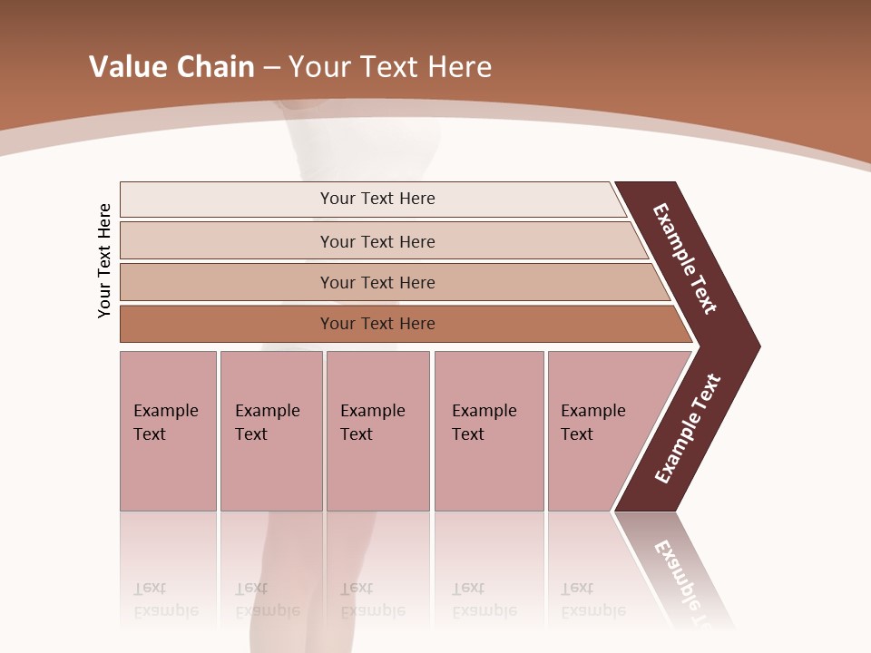 A Woman Standing On A Scale With Her Arms In The Air PowerPoint Template