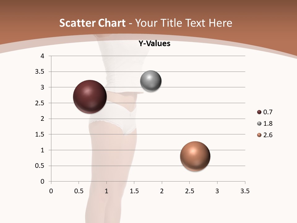 A Woman Standing On A Scale With Her Arms In The Air PowerPoint Template