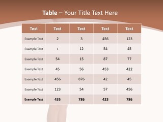 A Woman Standing On A Scale With Her Arms In The Air PowerPoint Template