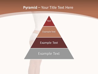 A Woman Standing On A Scale With Her Arms In The Air PowerPoint Template