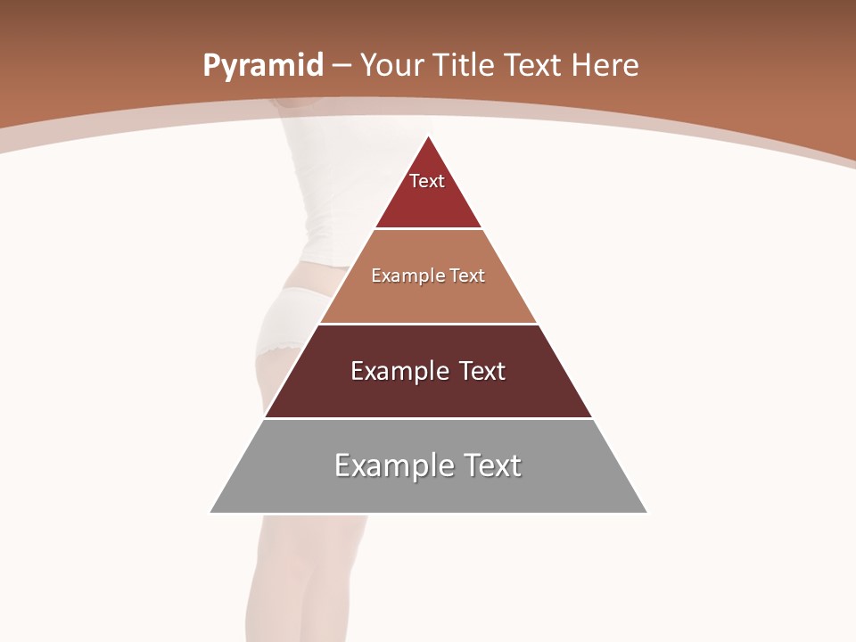 A Woman Standing On A Scale With Her Arms In The Air PowerPoint Template
