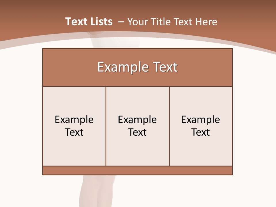 A Woman Standing On A Scale With Her Arms In The Air PowerPoint Template