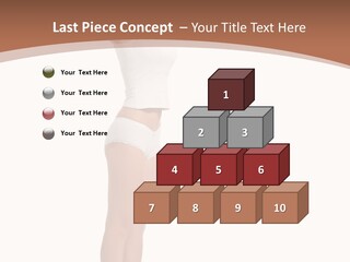 A Woman Standing On A Scale With Her Arms In The Air PowerPoint Template