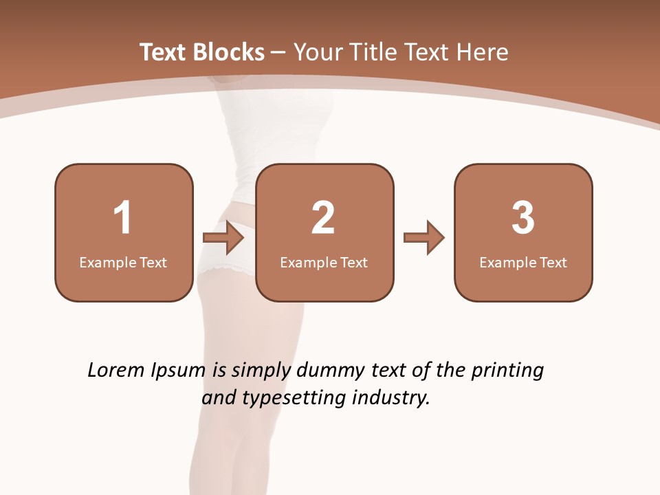 A Woman Standing On A Scale With Her Arms In The Air PowerPoint Template