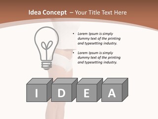 A Woman Standing On A Scale With Her Arms In The Air PowerPoint Template