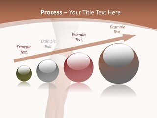 A Woman Standing On A Scale With Her Arms In The Air PowerPoint Template